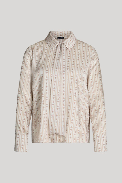 Bernicia Blouse in a Beige Pattern