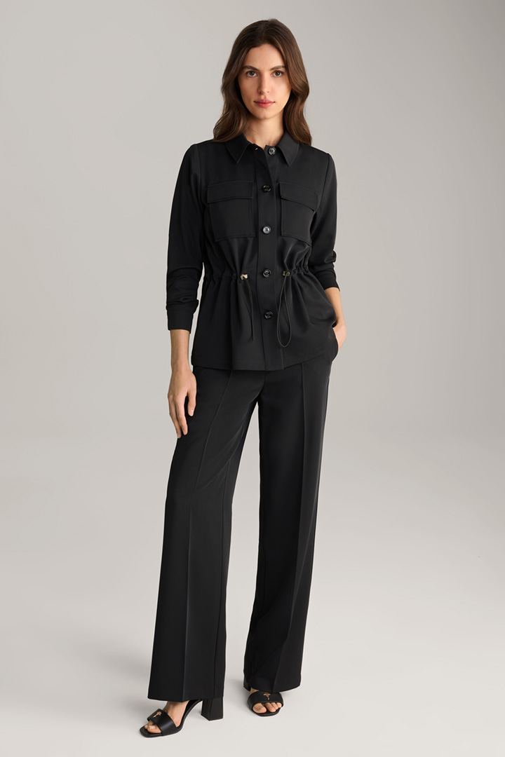 Shop the Look: Twill crepe combination set in black