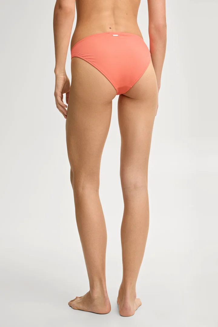 Leads to product detail page "Coral bikini bottoms"