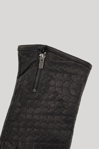 Cornflower Lederhandschuhe in Schwarz