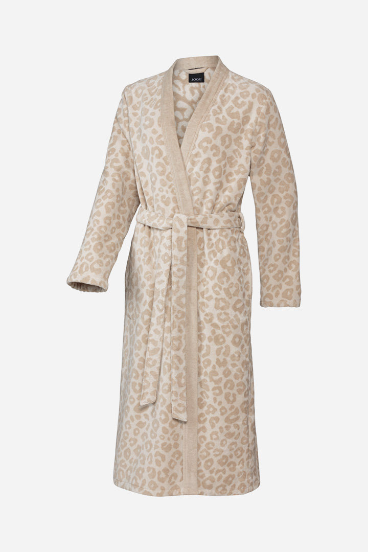 Führt zu Produktdetailseite „Damen Kimono-Bademantel JOOP! LEO in Creme"