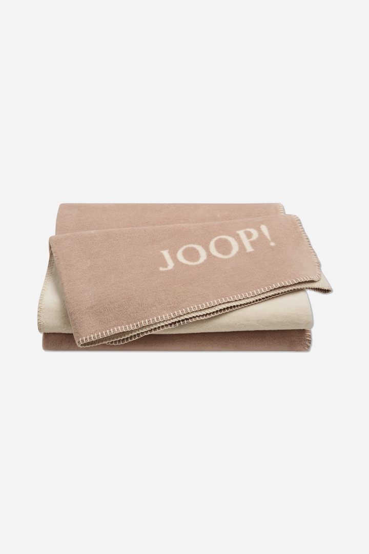 JOOP! UNI DOUBLE-FACE Blanket in Nude Parchment