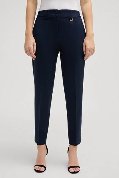 Jersey Trousers in Navy