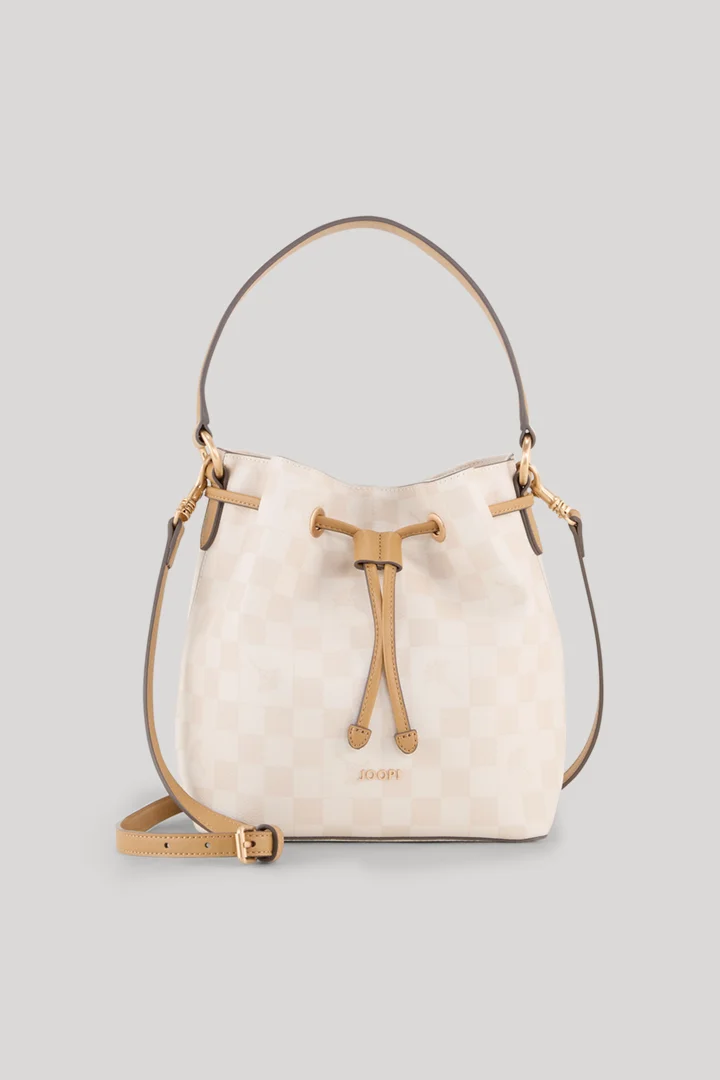 Leads to product detail page "Cortina Piazza Franziska Bucket Bag in Ecru"