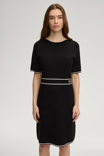 Strickkleid Kirla in Schwarz