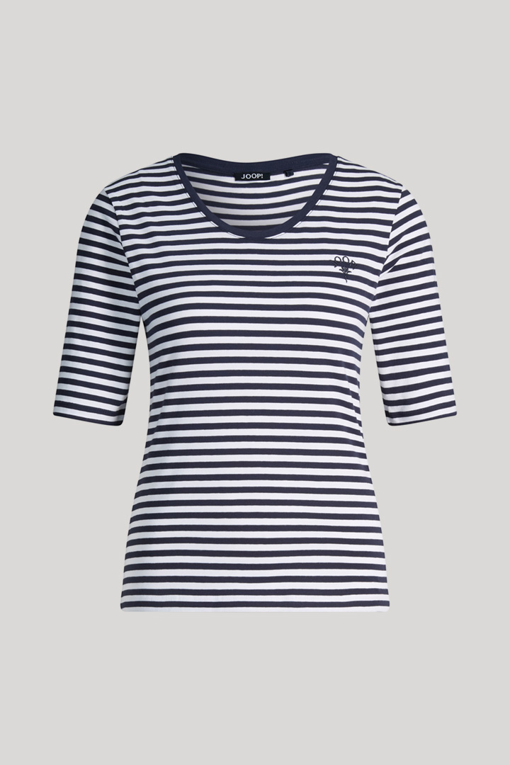 Führt zu Produktdetailseite „T-Shirt Tonica in Navy/Weiß gestreift"