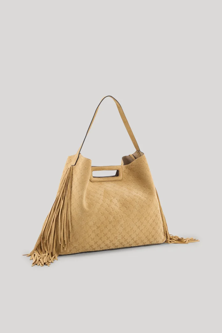 Leads to product detail page "Frangia dolce morgan handbag in brown"