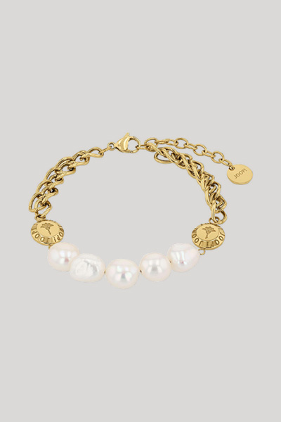 Führt zu Produktdetailseite „Armband mit Zuchtperle in Gold"