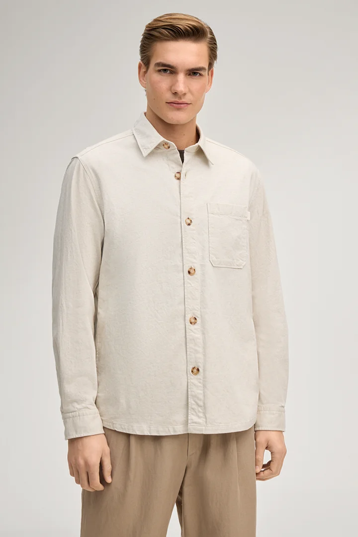 Overshirt Kalan in Offwhite