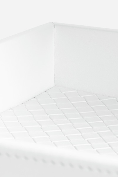 JOOP! BATHLINE Square L Tray in White