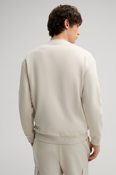 Sweatshirt Esteban in Hellbeige