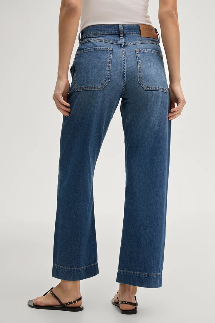 Jeans Esra in Denimblau, mittlerer Bund
