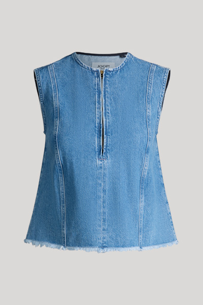 Jeans top Ute in light blue denim