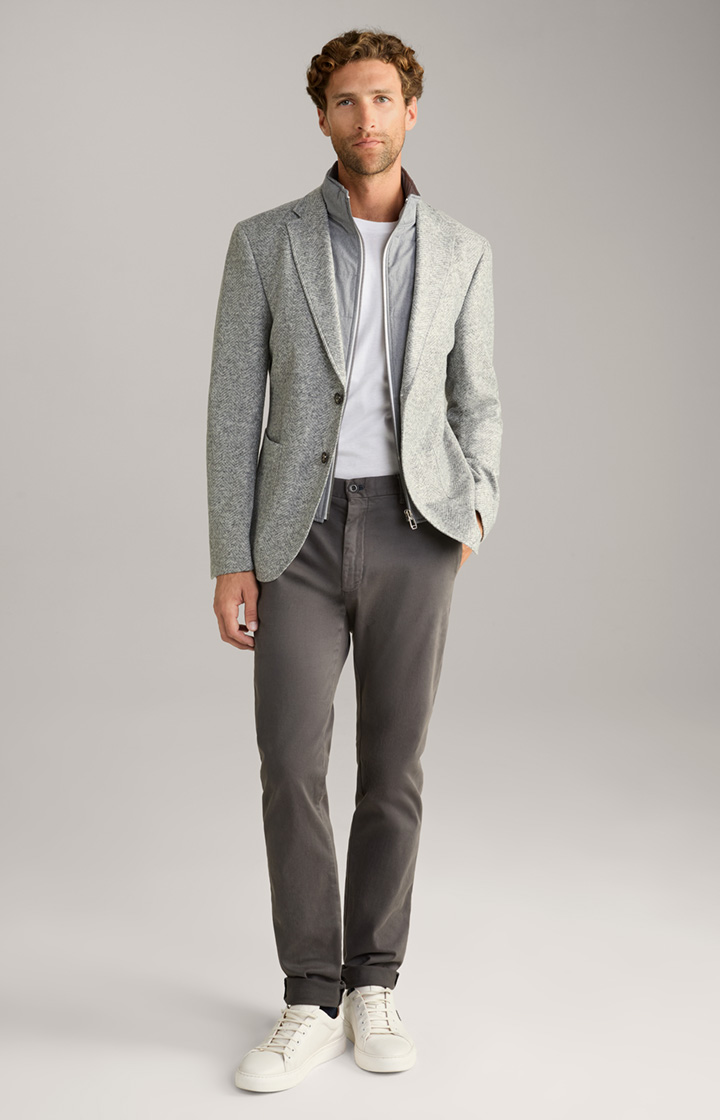 Hecton Jacket in Grey Melange