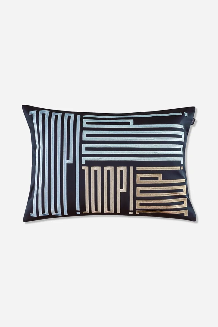 Leads to product detail page "Joop! bars decorative cushion cover 40x60 cm, navy"