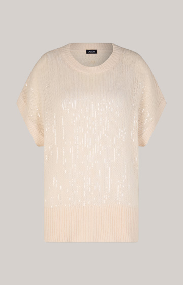 Strick-Shirt in Nude