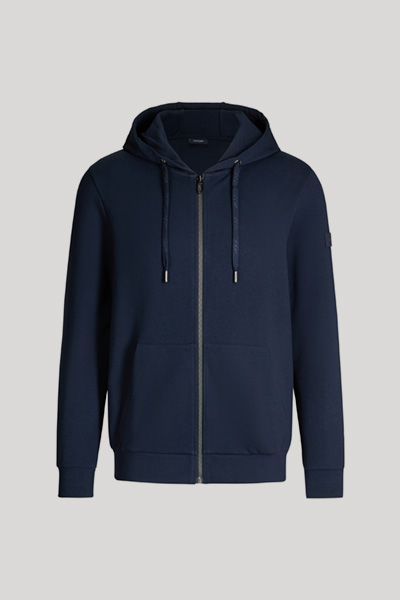 Stratos Hoodie Sweatshirt Jacket in Dark Blue