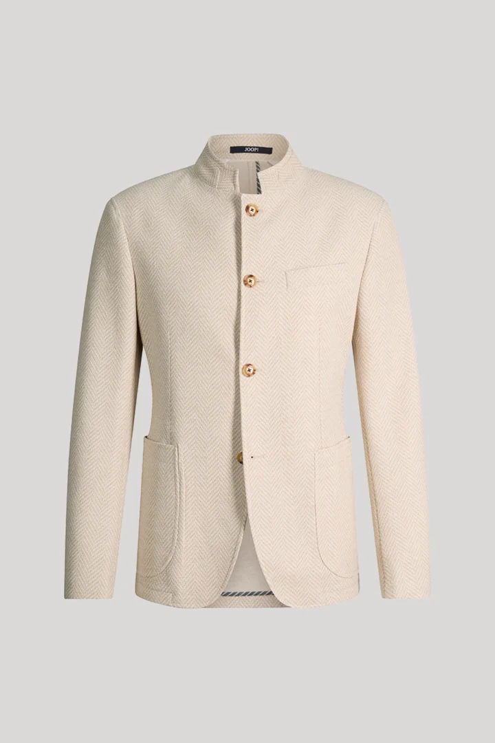 Führt zu Produktdetailseite „Sakko Hiro in Beige gemustert"