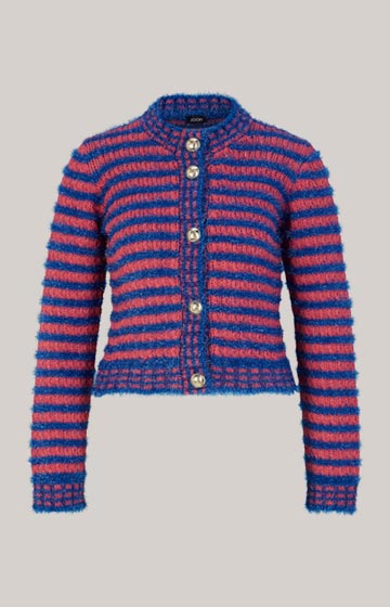 Knitted Jacket in Pink/Blue