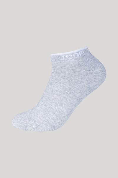 Leads to product detail page "3-pack of unisex premium sneaker socks in white/pink/light grey"