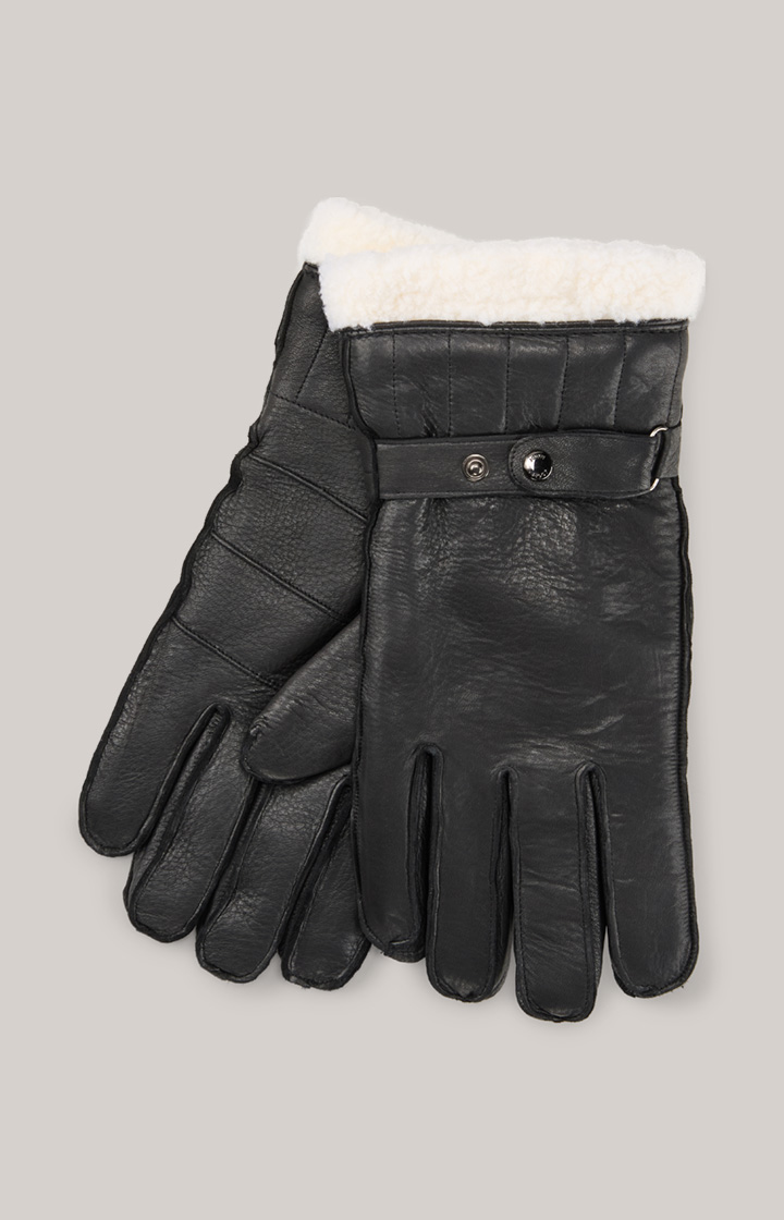 Leather Gloves in Black