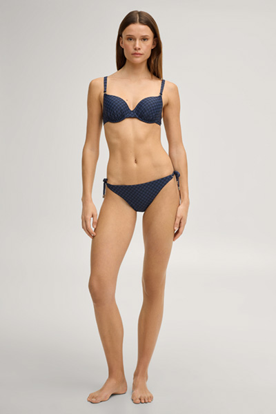 Bügel-Bikini-Top in Navy
