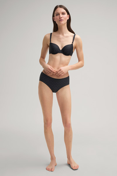 Cornflower Bikini Bottoms in Black/Grey