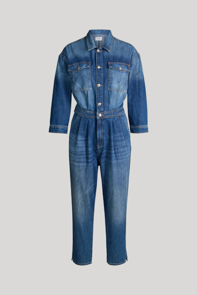 Eleni denim blue jeans jumpsuit