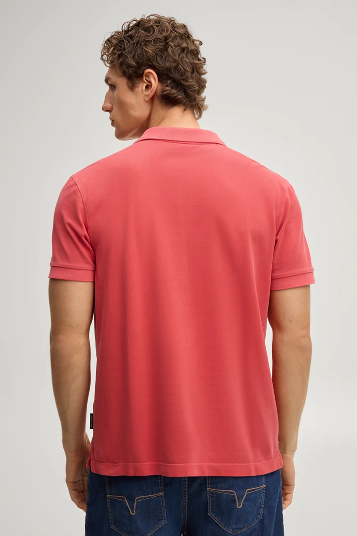 Führt zu Produktdetailseite „Poloshirt Ambrosian in Rot"