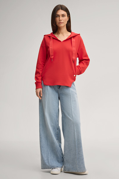 Tristani hoodie in red