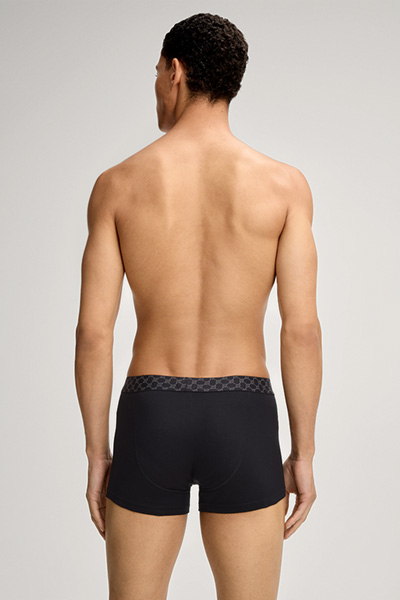 3-Pack of Boxer Shorts in Black/Grey/Red