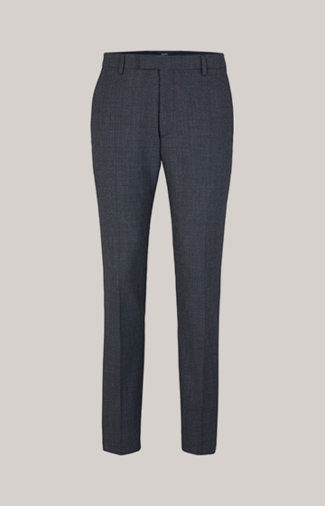 Gun Modular Suit Trousers in Checked Navy