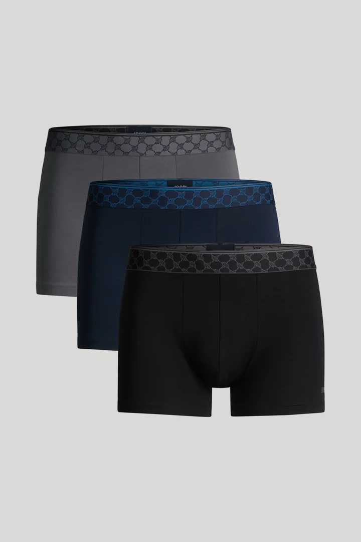 Führt zu Produktdetailseite „3er-Pack Boxershorts in Schwarz/Grau"