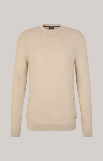 Conrados Knitted Sweater in Beige