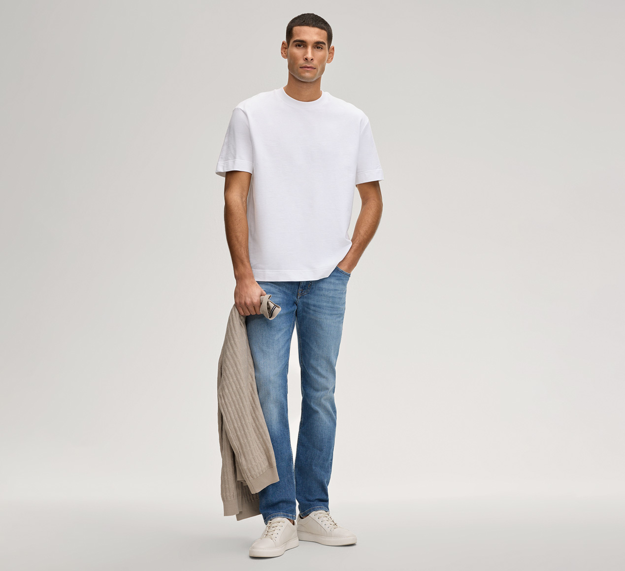 JOOP! presents the product Achilleas T-shirt in White from the category T-Shirts & Sweatshirts