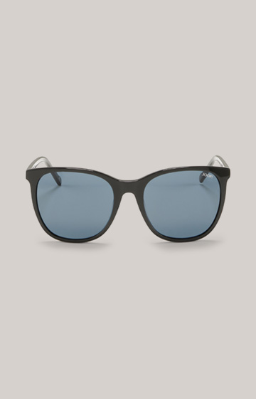 Okulary przeciwsłoneczne w kolorach czarnym/niebieskim