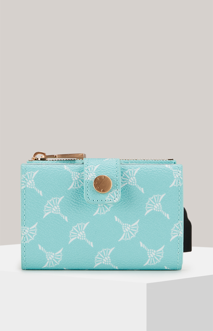 Cortina Diletta C-Four E-Cage Wallet in Turquoise