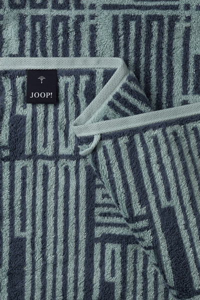 Führt zu Produktdetailseite „JOOP! BARS ALLOVER Handtuch 50x100 cm, Aqua"