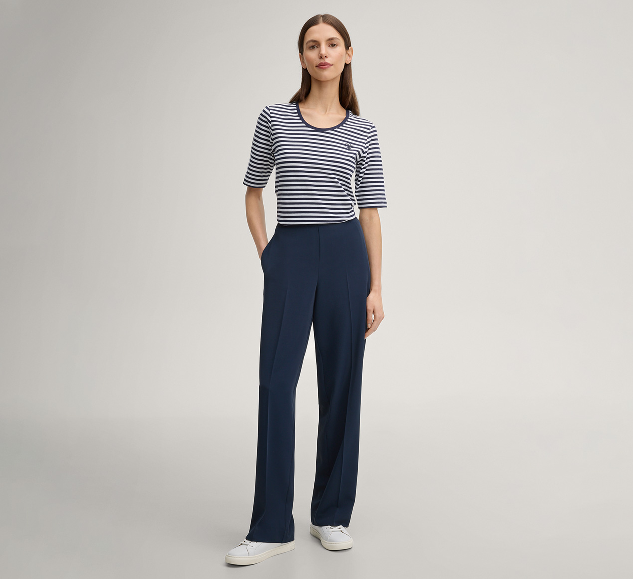 JOOP! presents the product Tonica T-shirt in Navy/White Stripes from the category Shirts & Sweatshirts