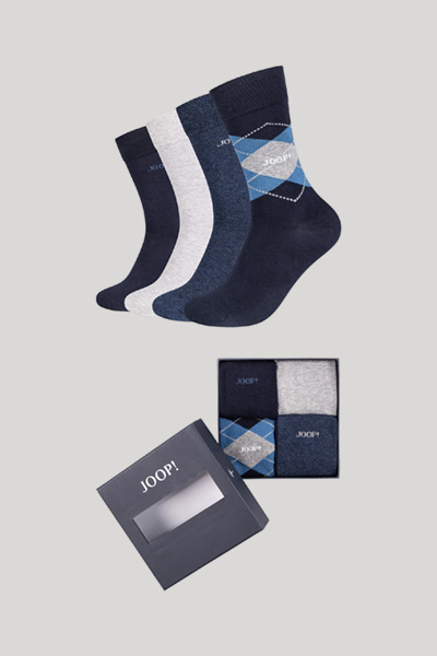 4-pack of Unisex Socks in Navy/Mixed