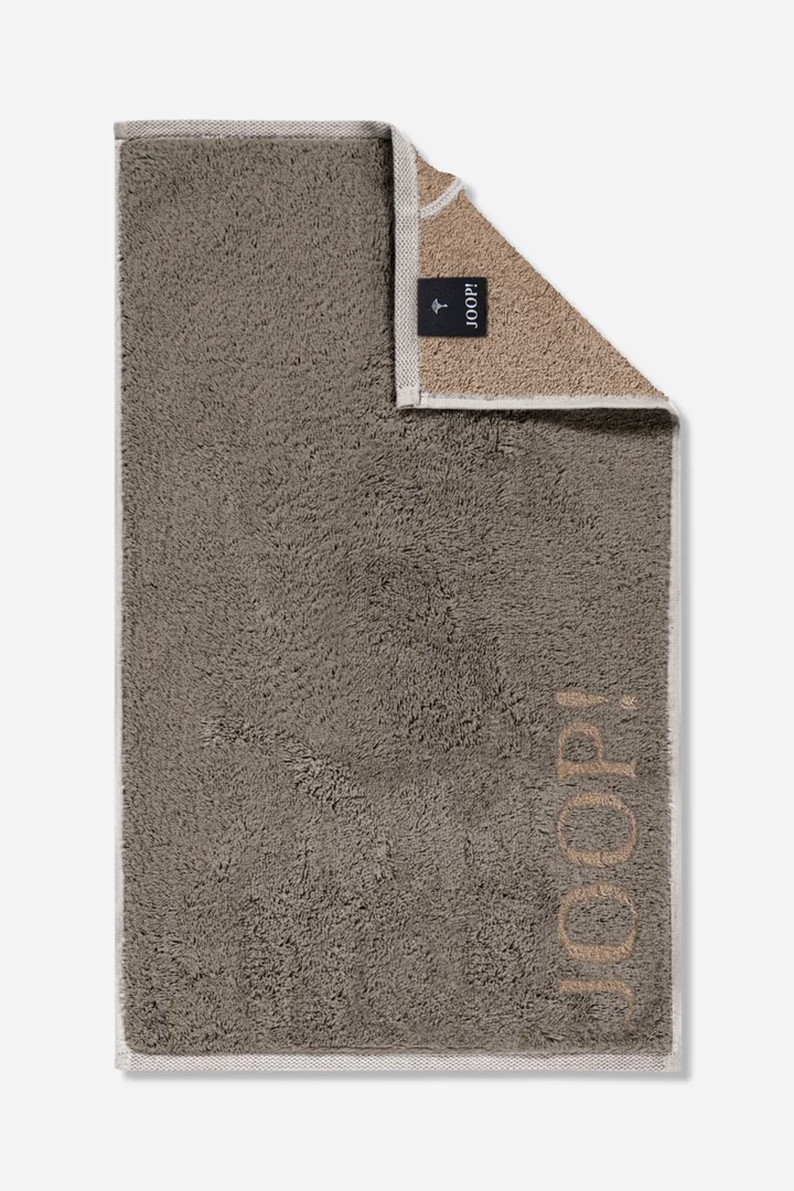 Leads to product detail page "Guest towel JOOP! CONTOUR DOUBLEFACE in taupe"