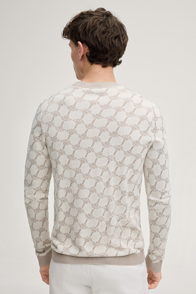 Ravorono Cornflower Pullover in Off-white/Beige