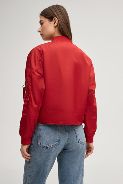 Bomberjacke Olcay in Rot