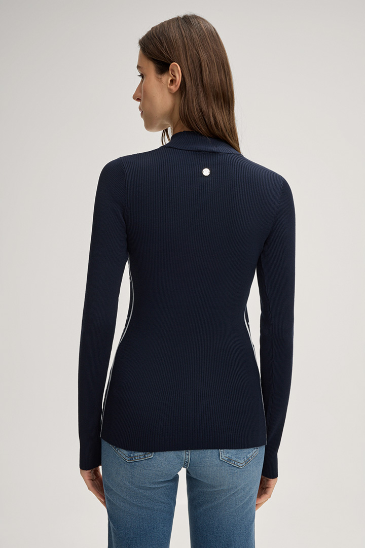 Strickpullover Koni in Navy