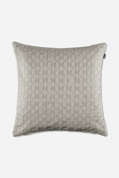 Zierkissenhülle JOOP! FINE SIGNATURE in Grau, 50 x 50 cm