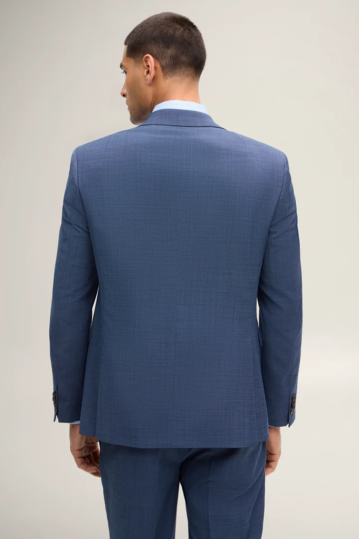 Finch Modular Jacket in Dark Blue, textured