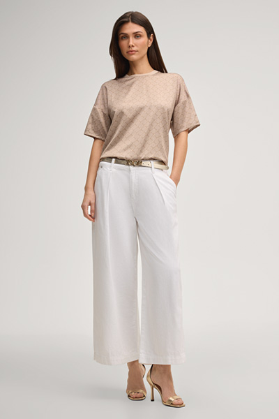 Tracy Cornflower T-shirt in Light Brown
