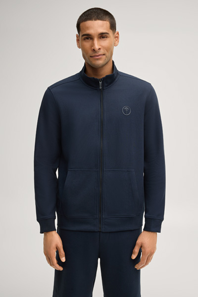 Cessar sweatshirt jacket in navy