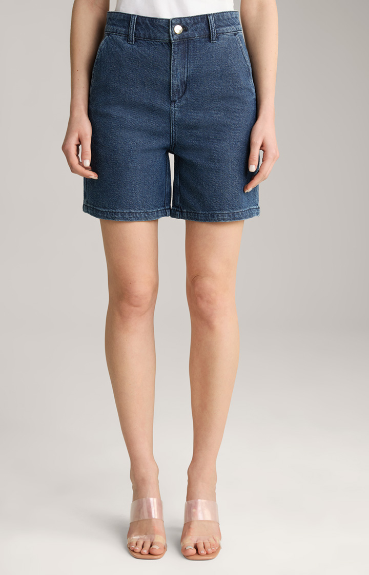 Jeans-Shorts in Denim Blue