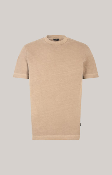 T-shirt Carusio w kolorze jasnobrązowym